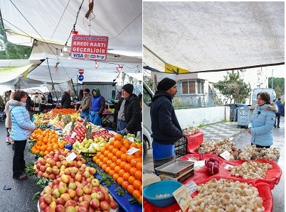 Başkan Köymen’den pazar ziyareti